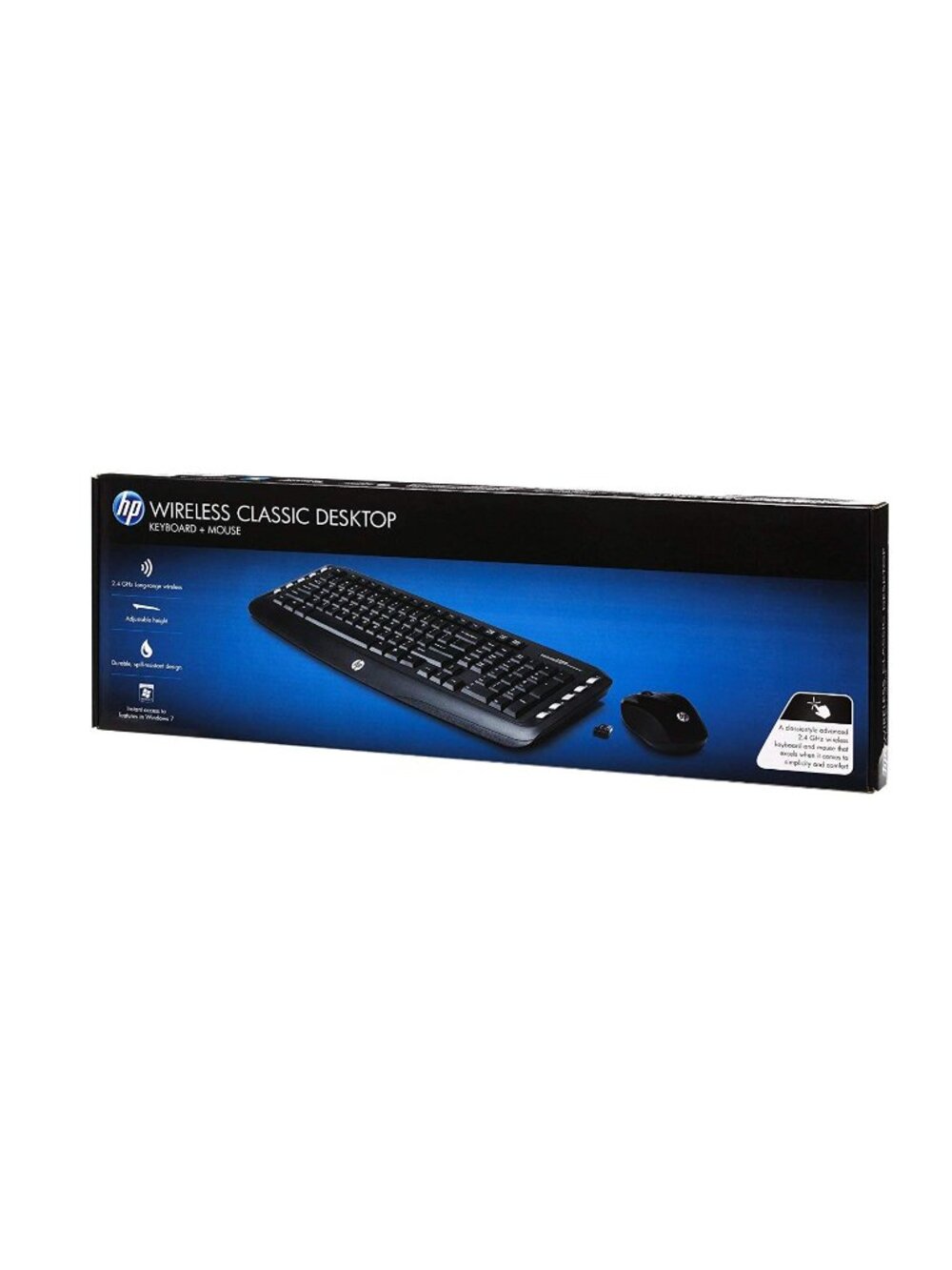 HP Wireless Classic Desktop Keyboard & Mouse Combo | Open Box